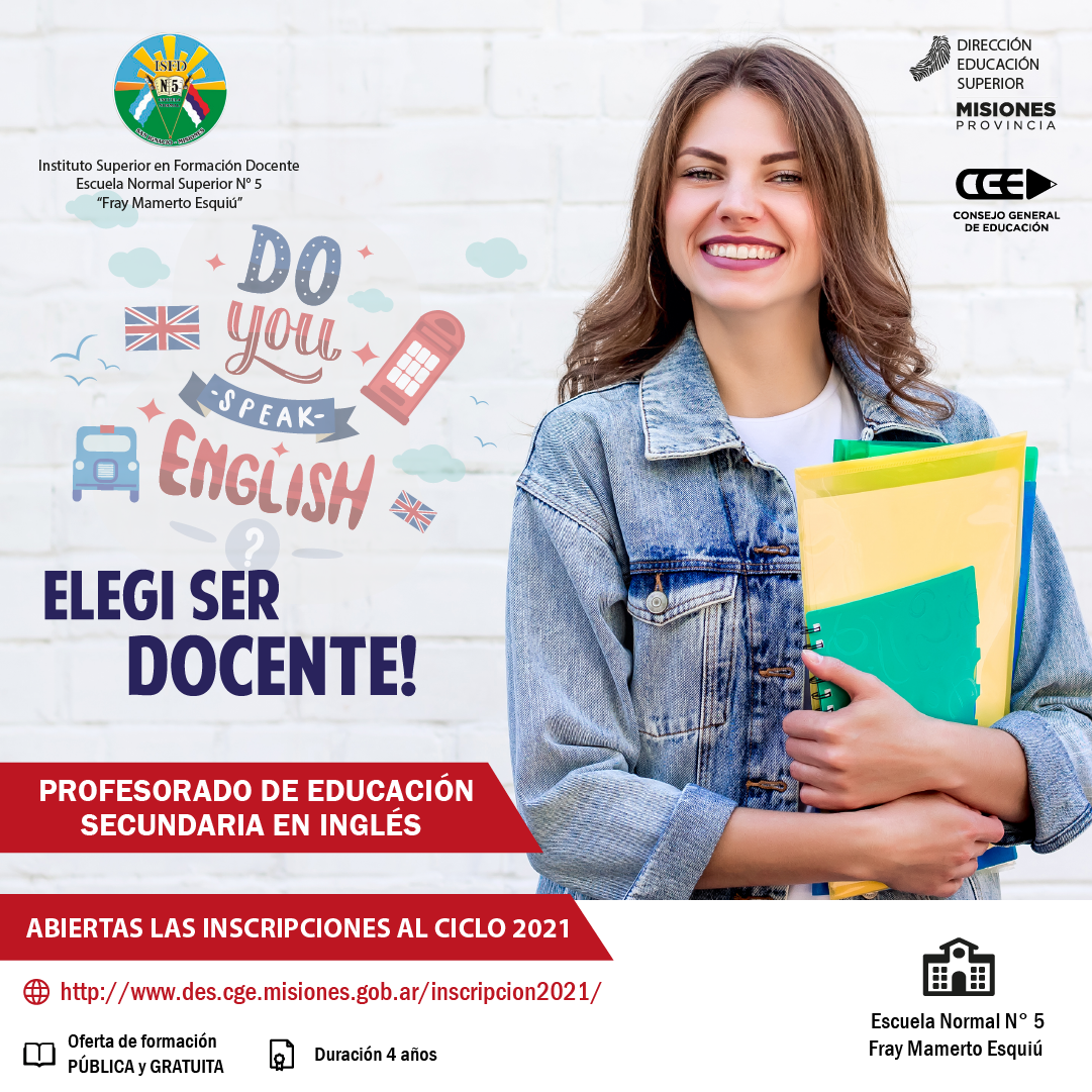 INSCRIPCIONES AL CICLO LECTIVO 2021 – Instituto Superior de Formación ...